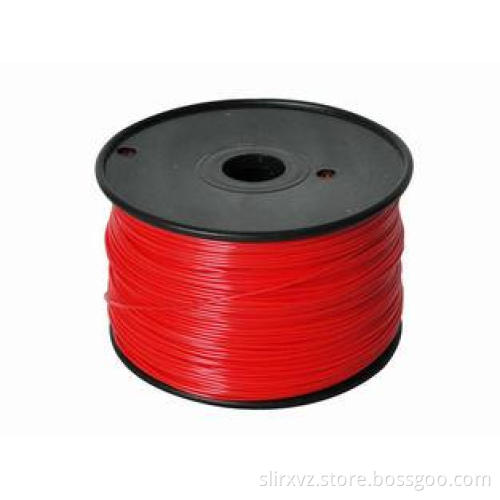 red Plastic 3D printer material / 1.75mm ABS filament for M